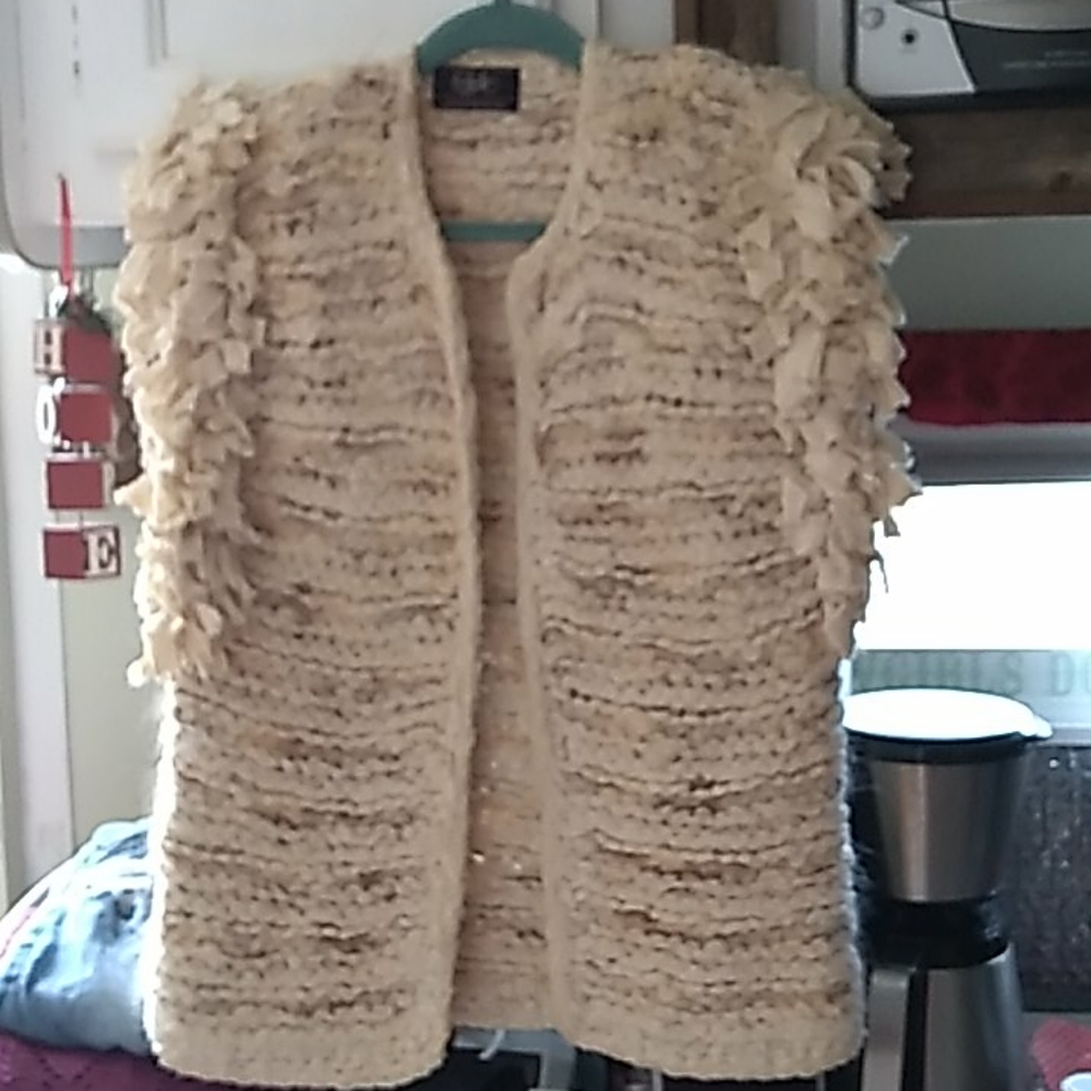Estelle gracer crochet vest